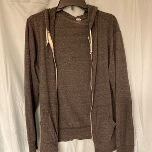 Men’s lightweight zip up hoodie
